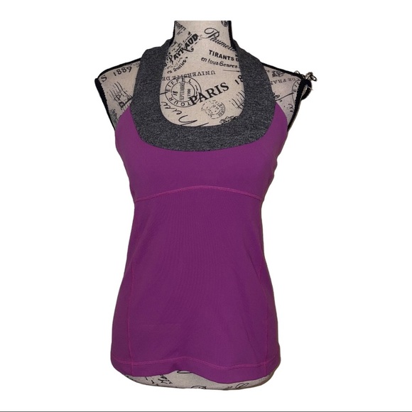 Lululemon Tank Racerback Purple Size 6 Athleisure - Picture 4 of 13